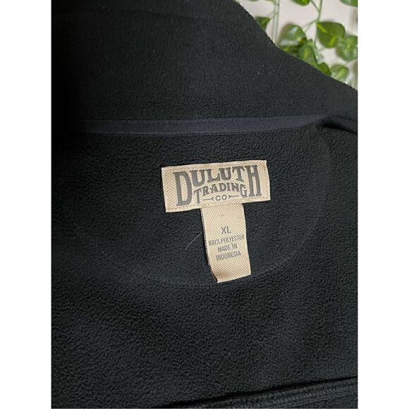 Duluth Trading Co. Black Full-Zip Sleeveless Fleece Vest Size XL - Picture 4 of 5